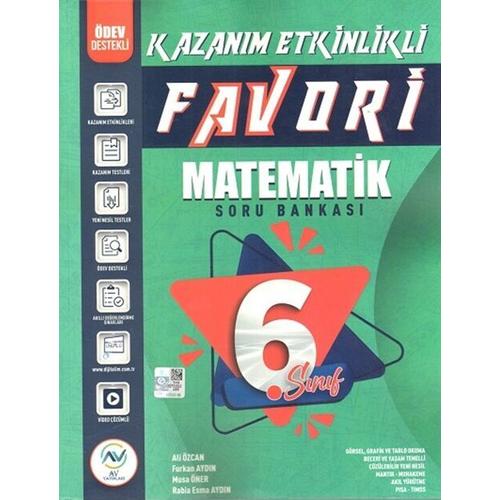 Av Yayınları 6. Sınıf Matematik Favori Serisi Kazanım Etkinlikli Soru Bankası