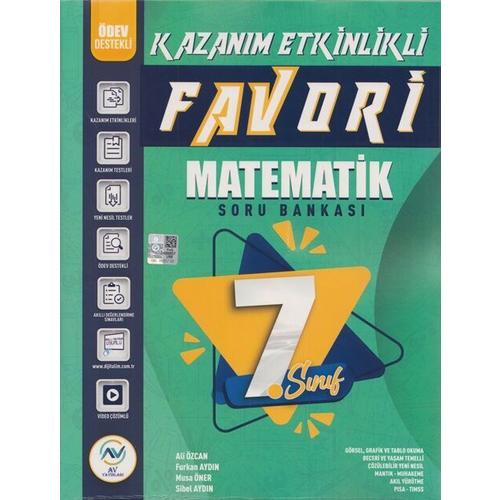 Av Yayınları 7. Sınıf Matematik Favori Serisi Kazanım Etkinlikli Soru Bankası
