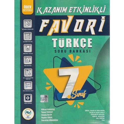Av Yayınları 7. Sınıf Türkçe Favori Serisi Kazanım Etkinlikli Soru Bankası