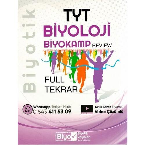 Biyotik Yayınları TYT Biyoloji Full Tekrar Biyokamp