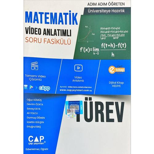 Çap Yayınları Matematik Türev Konu Anlatımlı Soru Bankası