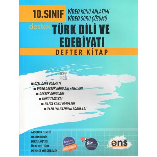 ENS Yayıncılık 10. Sınıf Türk Dili ve Edebiyatı Defter Kitap