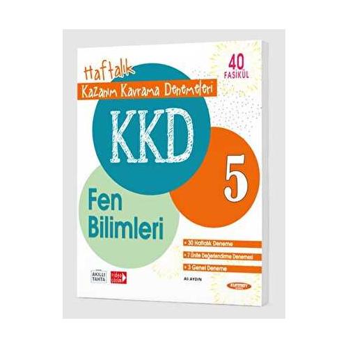 Kurmay Yayınları KKD 5. Sınıf Fen Bilimleri Haftalık Kazanım Kavrama Denemeleri