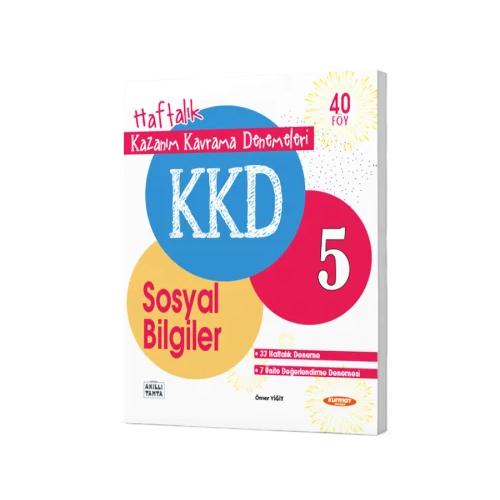 Kurmay Yayınları KKD 5. Sınıf Sosyal Bilgiler Haftalık Kazanım Kavrama Denemeleri