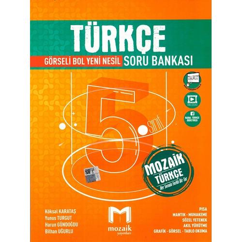 Mozaik Yayınları 5.sınıf Türkçe Soru Bankası