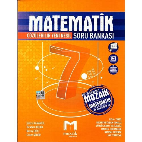 Mozaik Yayınları 7.sınıf Matematik Soru Bankası
